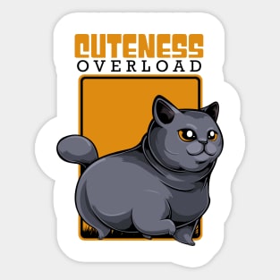 British Shorthair Cat Sticker